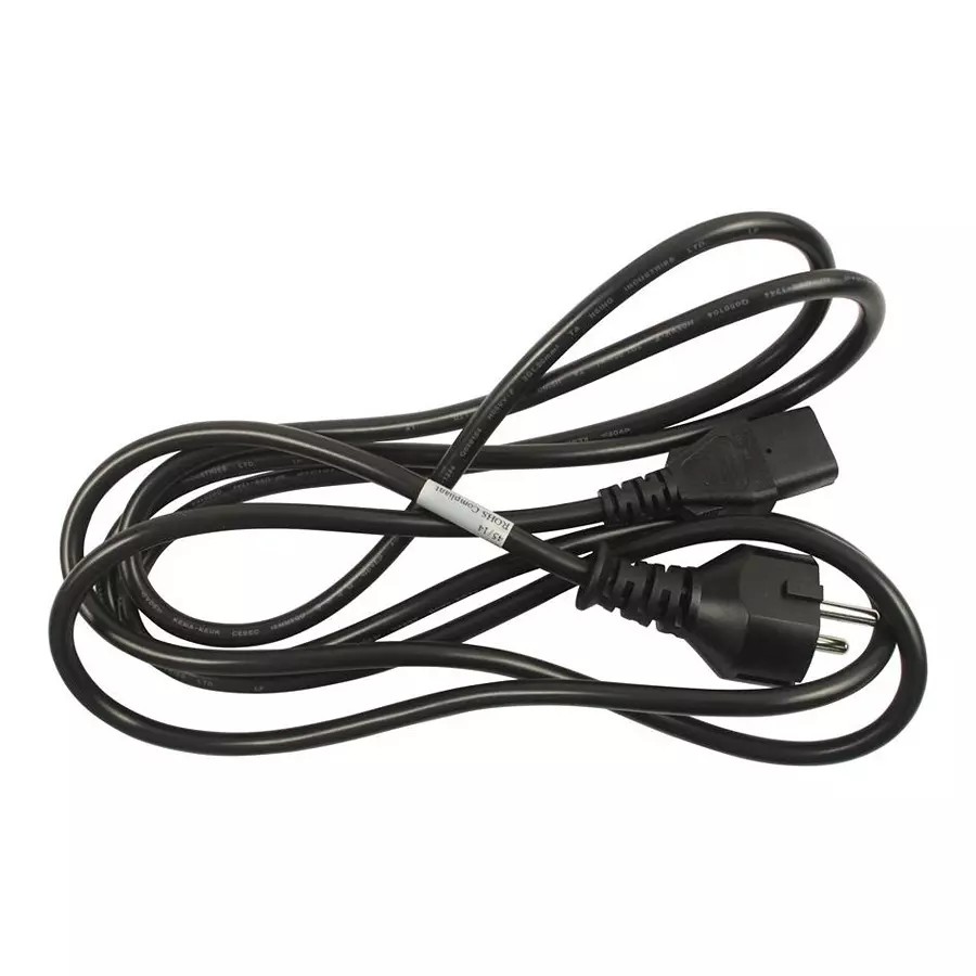 VOLEX POWER CORD, IEC60320C-13, 2.5M, 10A, BLACK, 2111H 10 C3