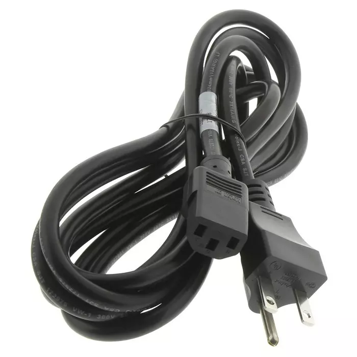 VOLEX POWER CORD NEMA6-15P/IEC, 9FT 10", 10A BLACK, 17569