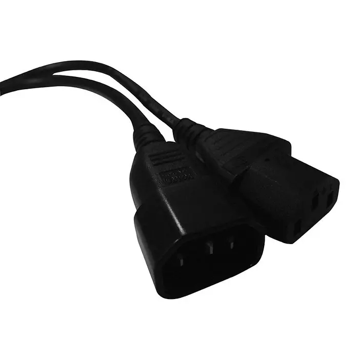 VOLEX POWER CORD, IEC C13-C14, 2M, 250VAC, 143111/2