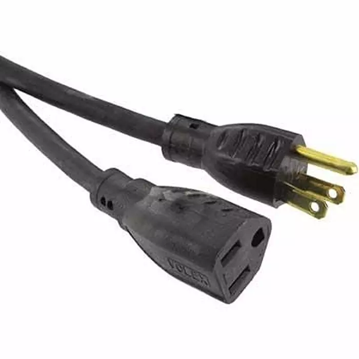 VOLEX POWER CORD, NEMA 5-15R/NEMA 5-15P, 3M, 17461