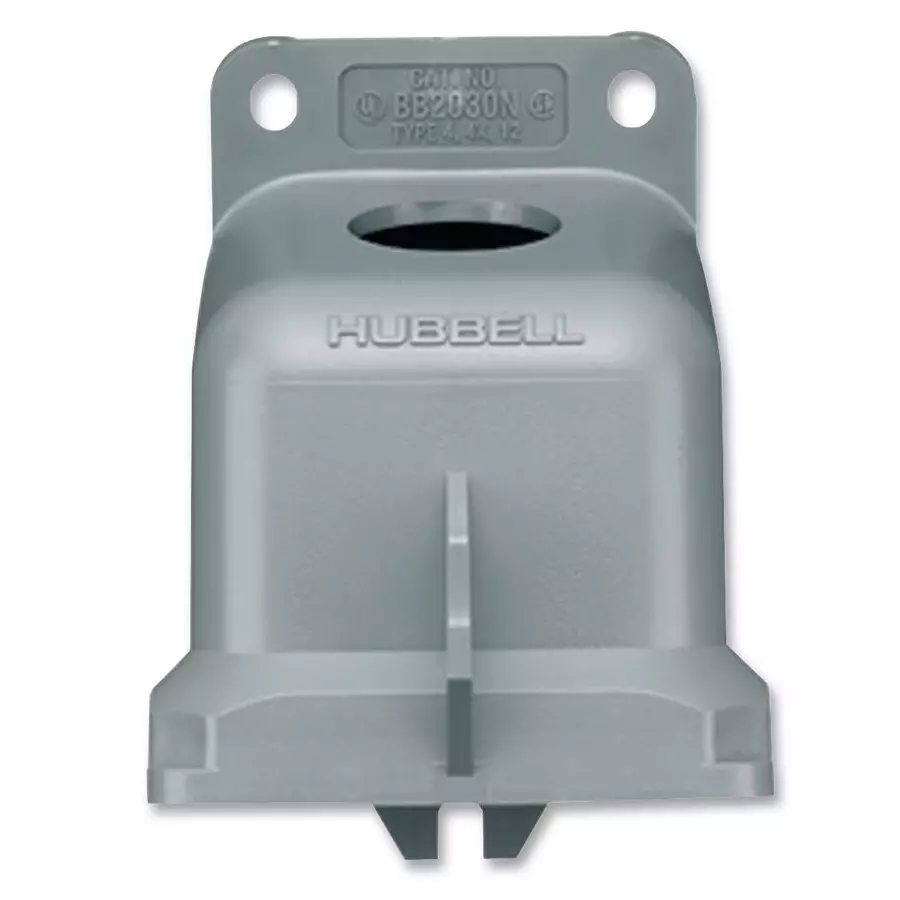 HUBBELL WIRING DEVICES ENCLOSURE, BACK BOX, THERMOPLASTIC, BB2030N