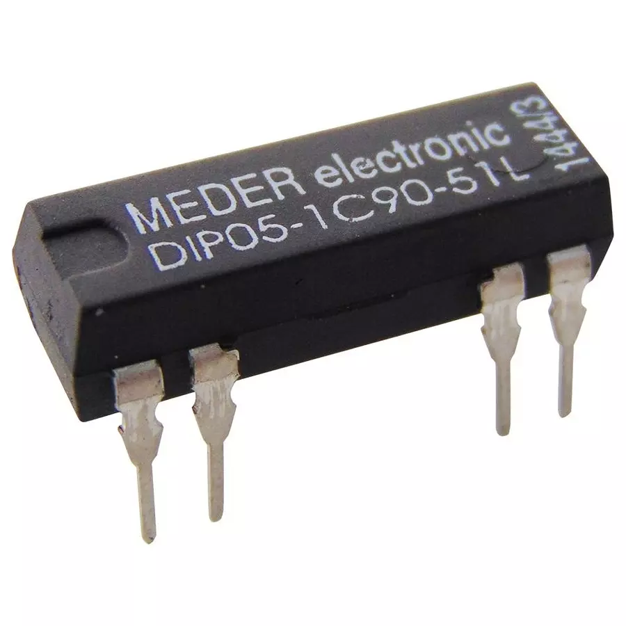 STANDEXMEDER RELAY, REED, SPDT, 100V, 0.2A, THT, DIP05-1C90-51L
