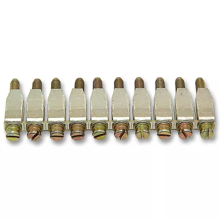 ENTRELEC - TE CONNECTIVITY JUMPER BAR, 10 WAY, 32A, 6MM, 017666704