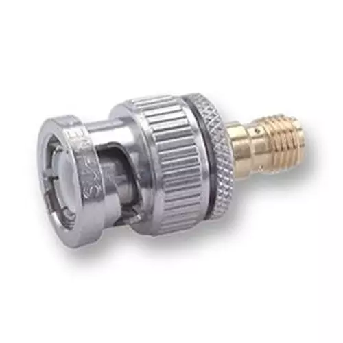 HUBER+SUHNER RF/COAXIAL ADAPTOR, BNC-SMA PLUG-JACK, 33"BNC-SMA-50-1/1--"UE