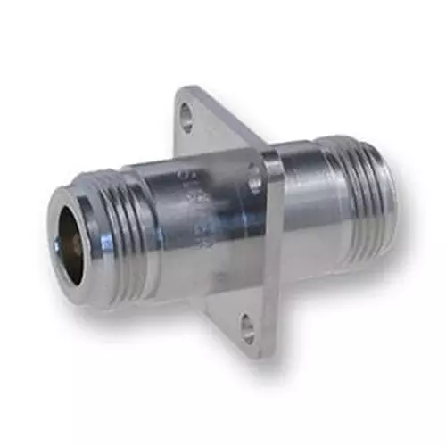 HUBER+SUHNER RF/COAXIAL ADAPTOR, N JACK-JACK, 37"N-50-0-1/133"NE