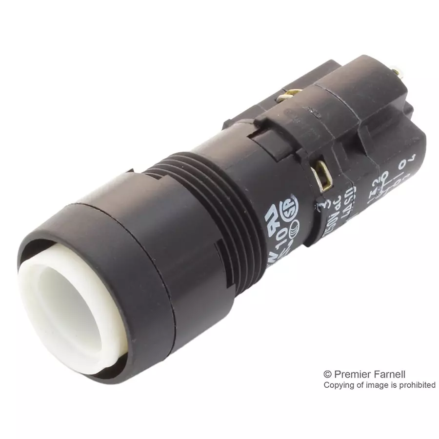 RAFI SWITCH, PUSHBUTTON, MOM, ILLUMINATED, 1.15.108.451/0000