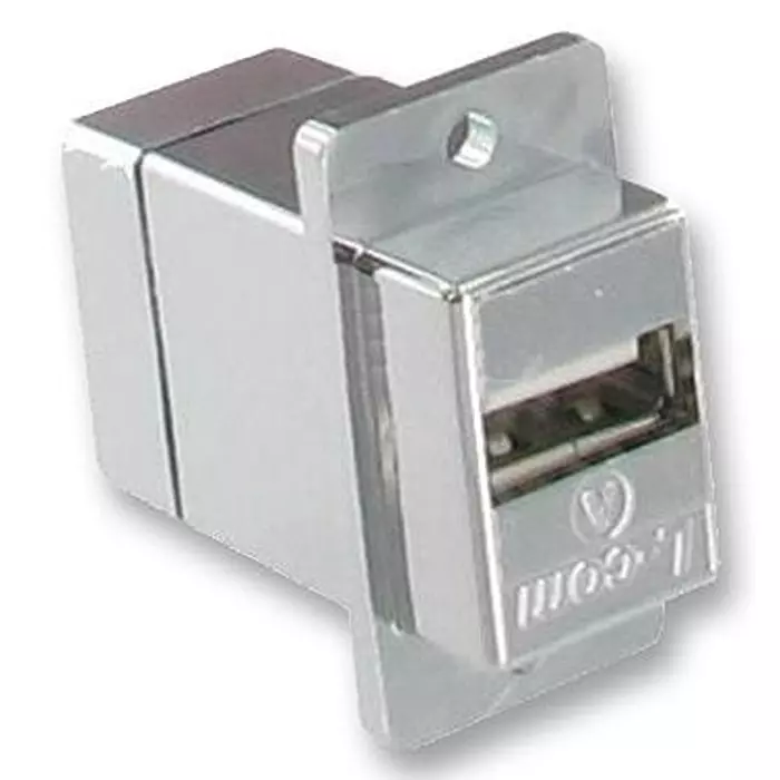 L-COM ADAPTOR, USB A, JACK TO JACK, 4WAY, ECF504-UAAS