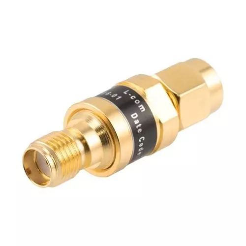 L-COM RF ATTENUATOR, SMA PLUG-JACK, 50 OHM, LCAT1006-01