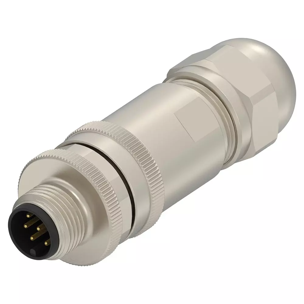 TE CONNECTIVITY Sensor Conn, M12, Plug, 8Pos, Cable, 2351415-3