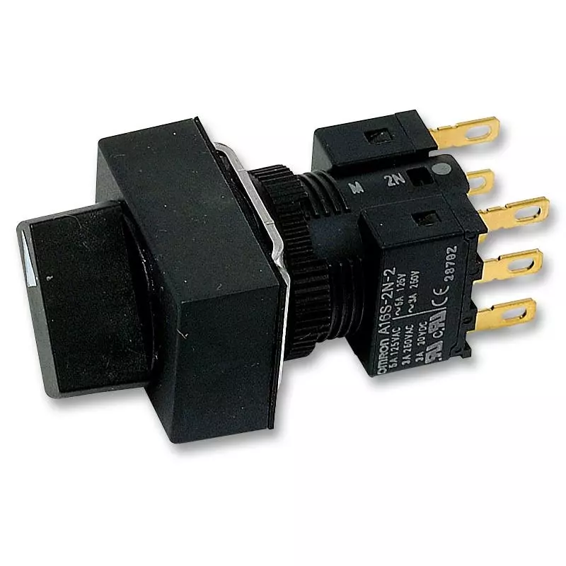 OMRON INDUSTRIAL AUTOMATION Selector Switch, A165S-J2M-2