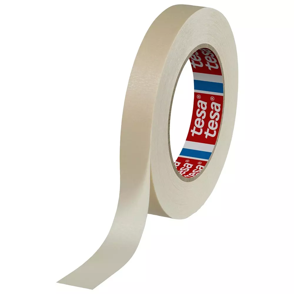 TESA Masking Tape, Crepe Paper, 50M X 19mm, 04330-00013-00