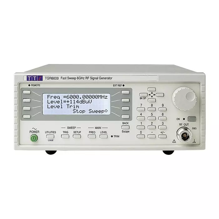 AIM-TTI INSTRUMENTS Signal Generator, 1Ch, Rf, 6Ghz, Tcxo, TGR6000