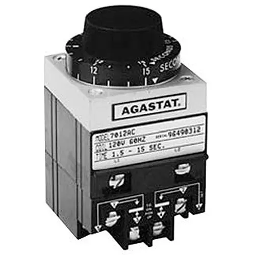 AGASTAT - TE CONNECTIVITY Time Delay Relay, Dpdt, 5S, 240VAC, 7022OB