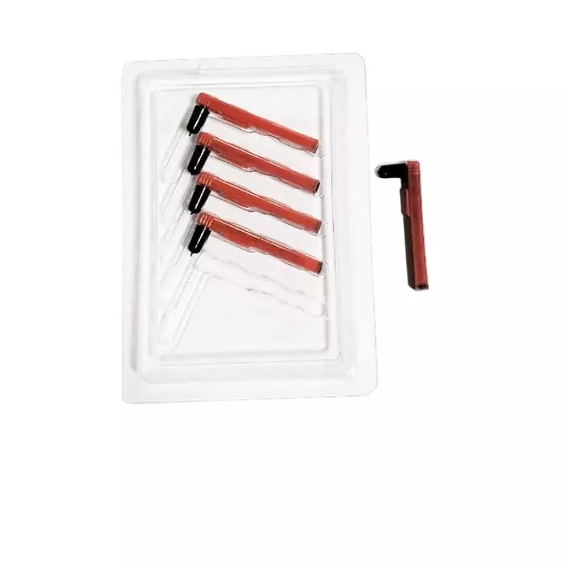 Japsin Instrumentation Circular Chart Recorder Red Pen with Tip 8 mm for Industrial Data Recording, (Pack of 5 Pcs)
