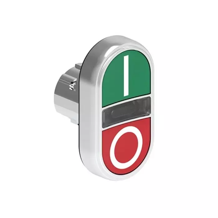 Lovato LPSBL71 Series Green, Red Momentary Push Button, 22 mm Cutout, LPSBL7123
