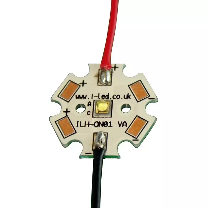 Intelligent LED Solutions OSLON 80 1+ PowerStar LED Array, 1 Red LED, ILH-ON01-FRED-SC211-WIR200.