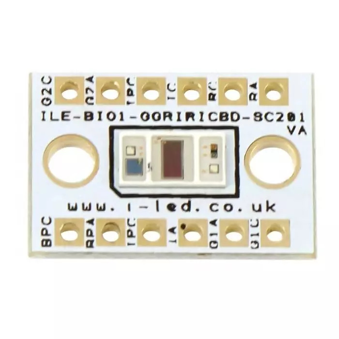Intelligent LED Solutions BIOFY Sensor Version 1.0 for SFH 7072 Fitness Trackers, Mobile Devices, Smart Watches,, ILE-BI01-GGRIRICBD-SC201.