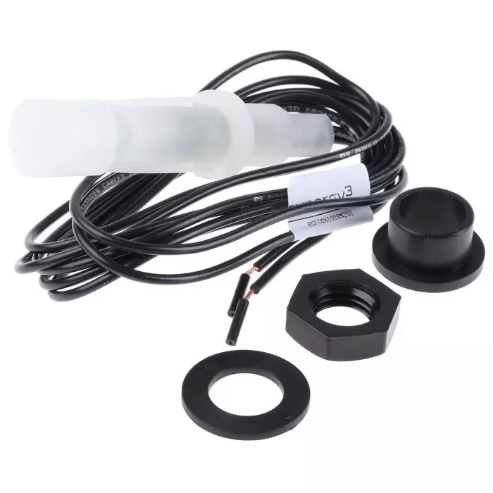SENSATA / CYNERGY3 RSF70 Series Horizontal External Polypropylene Float Switch 1 m Cable NO/NC, RSF74H100RN