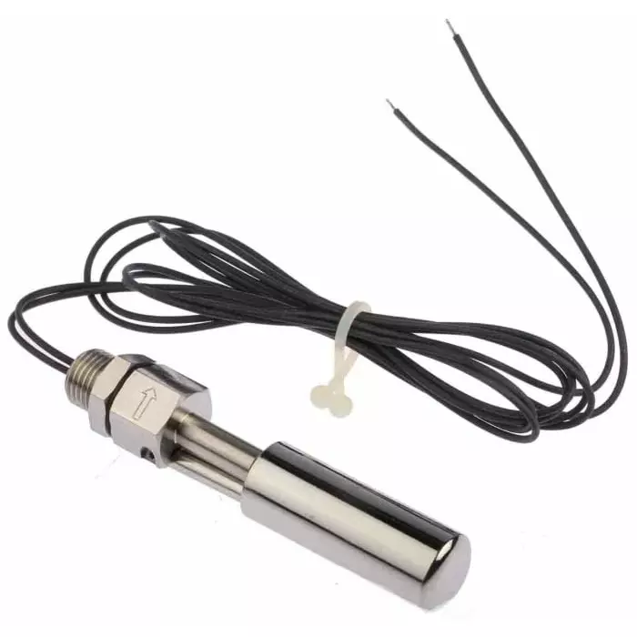 SENSATA / CYNERGY3 SSF214 Series Horizontal Stainless Steel Float Switch 1 m Cable NO/NC 300V AC Max 300V DC Max, SSF214X100