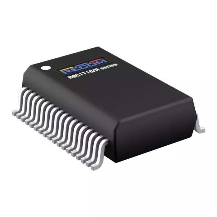 RECOM POWER DC-DC Converter 15-18 V DC 100 mA Output 8.5-18 V DC Input 1.5 W Surface Mount, R9C1T18/R-R (Pack of 750 Pcs)