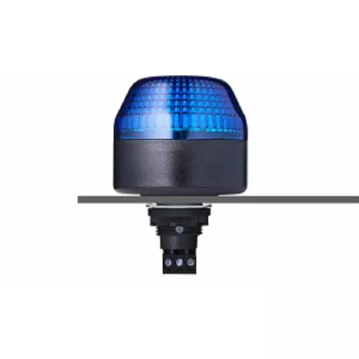 AUER Signal IBL Series Blue Multiple Effect Beacon 230-240 V AC Panel Mount LED Bulb IP65, 802505313