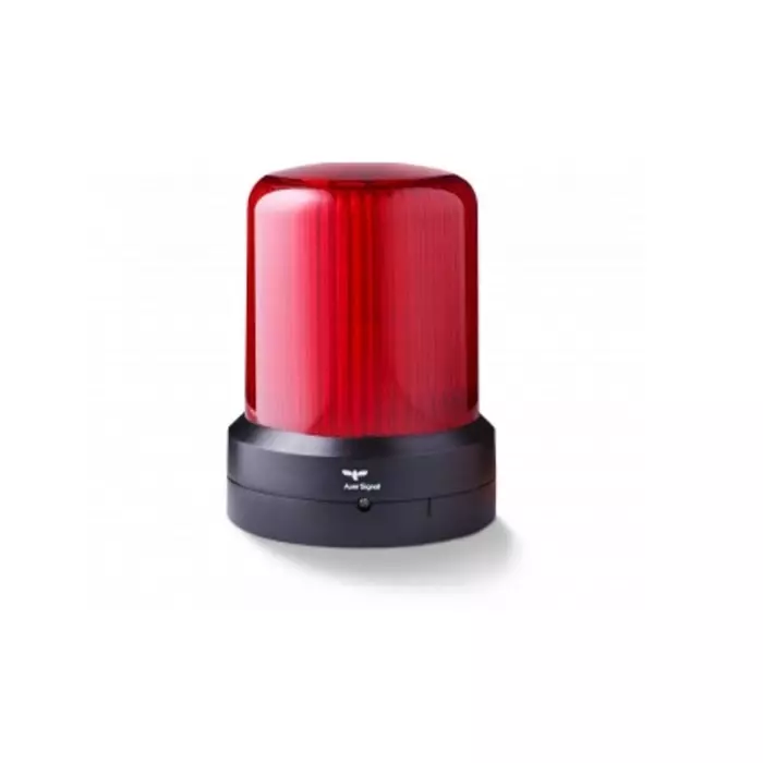 AUER Signal RDM Series Red Steady Strobe Beacon Dimming, Flashing, Pulsating & Rotating 110-240 V AC Base Mount LED, 850512313RBL