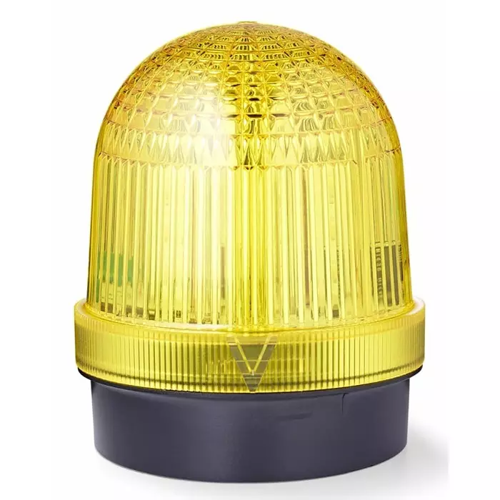 AUER Signal UDCW Series Yellow Multiple Effect Beacon 24 V AC/DC Surface Mount LED Bulb IP66, 858607405