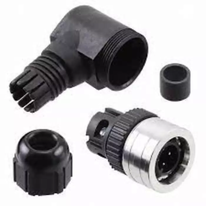 Brad from Molex Circular Connector 4 Contacts Cable Mount M12 Connector Plug Male IP69K Ultra-Lock Series, 1200850007