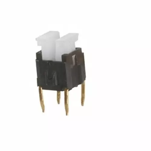 NIDEC COPAL ELECTRONICS GMBH TR Series Push Button Switch On-Off PCB Mounting SPDT 48 V DC, TR1-01 (Pack of 5 Pcs)