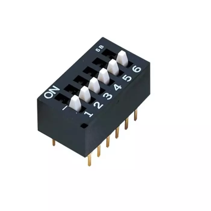NIDEC COPAL ELECTRONICS GMBH Through Hole Mount Slide Switch SPST 100 mA Slide, CES-0602MC (Pack of 2 Pcs)