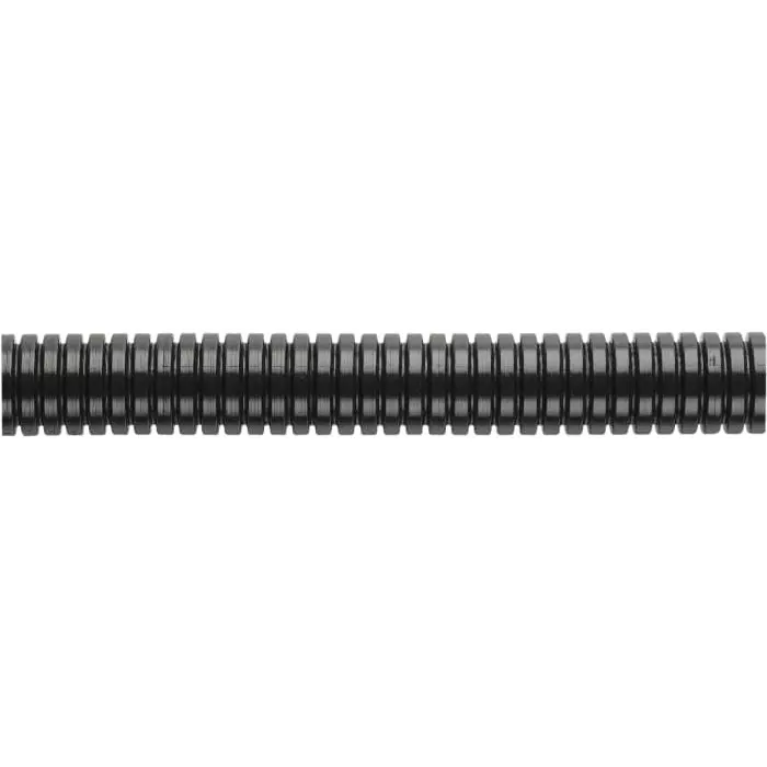 Flexicon Corrugated Loom Tubing Conduit 54mm Nominal Diameter Nylon Black, FPIHRL54B-25M