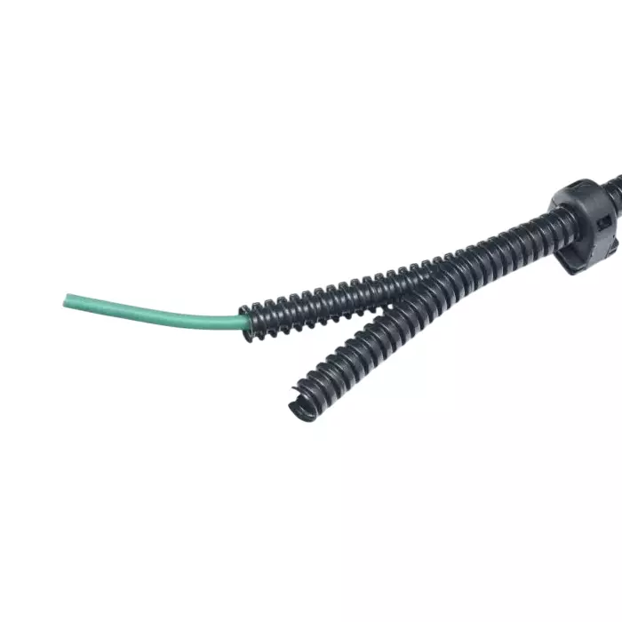 Flexicon Fixed Fitting Conduit Fitting 21mm Nominal Size M20 Nylon 66 Black IP40 Rating, FDF21-M20B (Pack of 10 Pcs)
