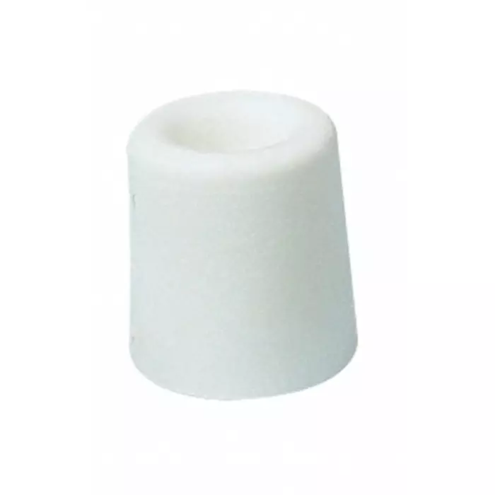 Guitel Hervieu White Rubber Door Stopper 31 mm Diameter 35 mm Long, 702233