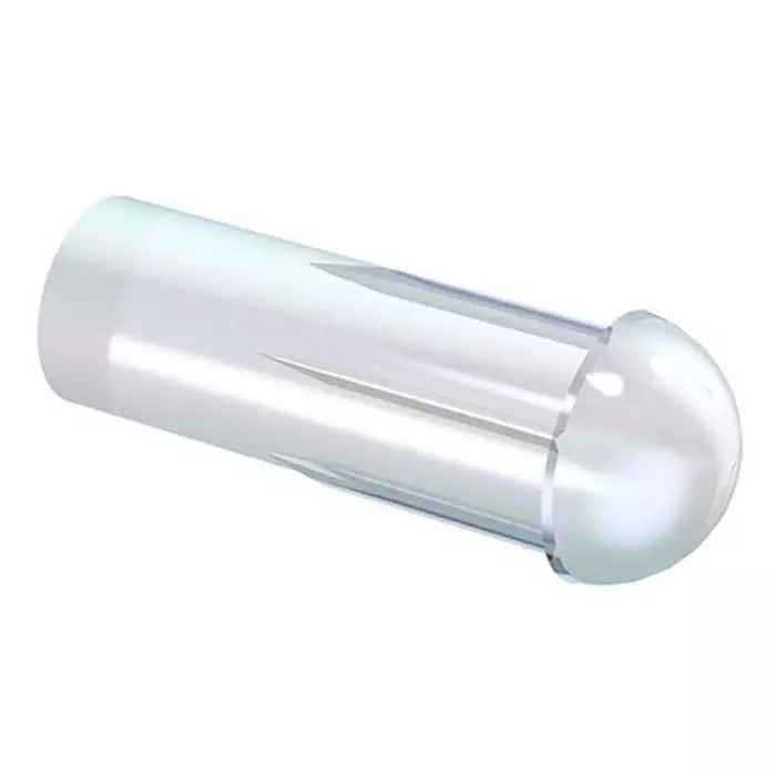 MENTOR Panel Mount LED Light Pipe Clear Dome Lens, 1282.5 (Pack of 5 Pcs)