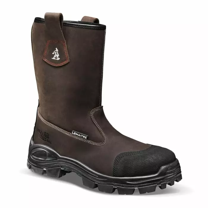 LEMAITRE SECURITE Mojave S3 Dark Brown Composite Toe Capped Unisex Safety Boots UK 14 EU 49, MOJAS30BFSN49 (1 Pair)