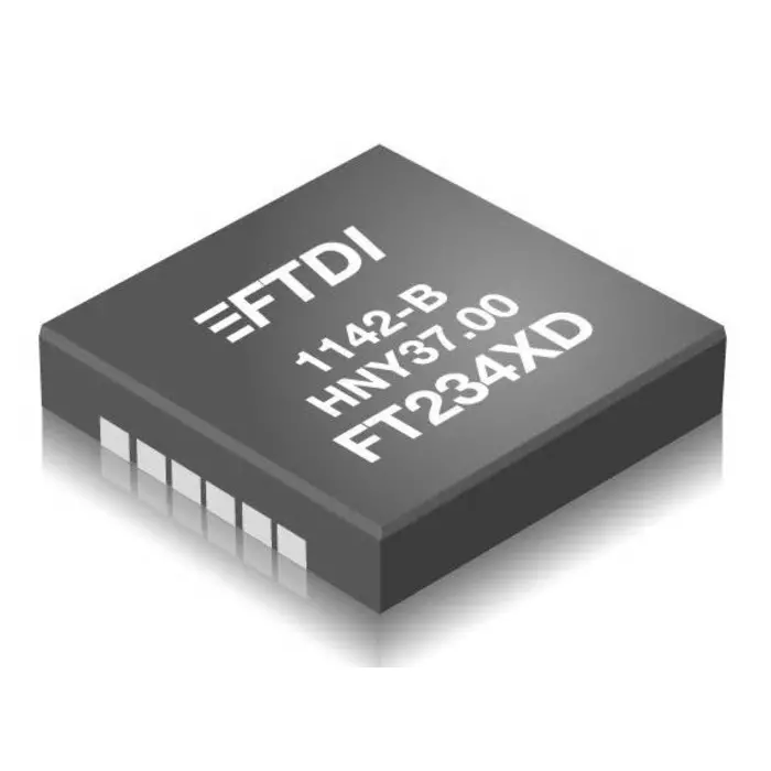 FTDI USB Controller USB 2.0 5 V 12-Pin DFN, FT234XD-T (Pack of 5 Pcs)