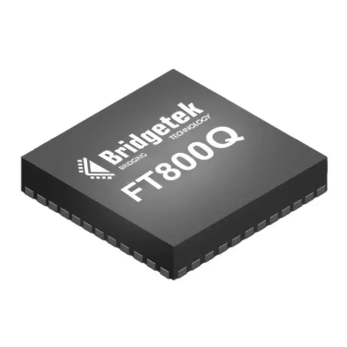 FTDI Graphics Controller Surface Mount 48-Pin QFN, FT800Q-R (Pack of 2500 Pcs)