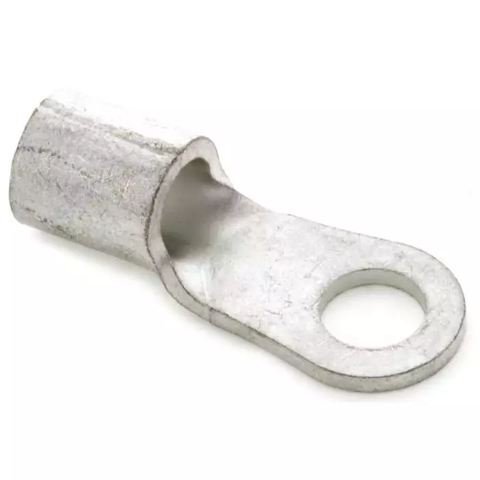 JST (JAPAN SOLDERLESS TERMINALS) R Uninsulated Ring Terminal 6mm Stud Size 10.5mm² to 16.78mm² Wire Size, 14-6 (Pack of 50 Pcs)