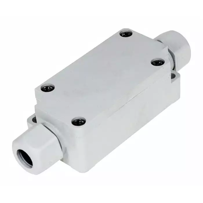 Takachi Electric Industrial TMC Series Grey Plastic Junction Box IP65 3 Terminals 65x33x24 mm, TMC-3PG