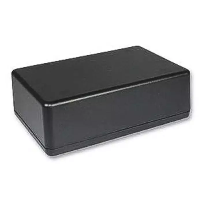 Takachi Electric Industrial TW Series Black ABS Enclosure Black Lid 130x65x50.1 mm, TW7-5-13B