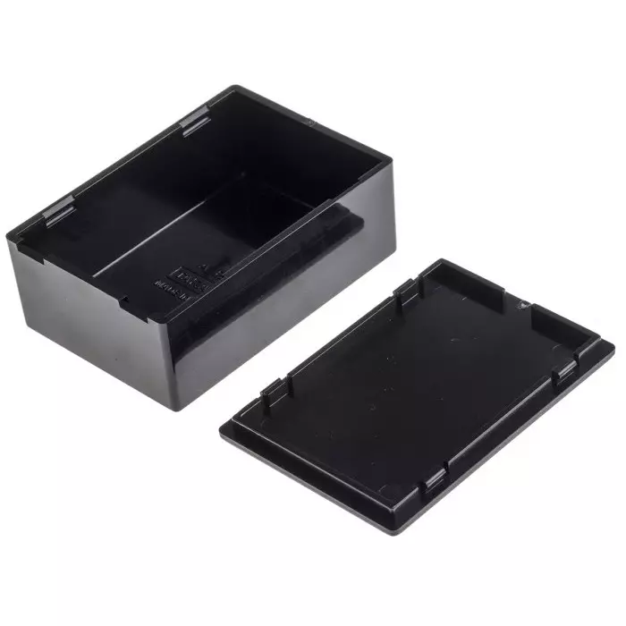Takachi Electric Industrial SW Series Black ABS Enclosure Black Lid 65x45x25 mm, SW-65B
