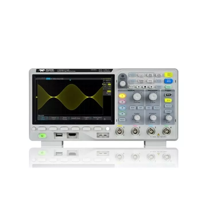 Teledyne LeCroy Bench Oscilloscope 100 MHz 4 Analogue Channels, T3DSO1104
