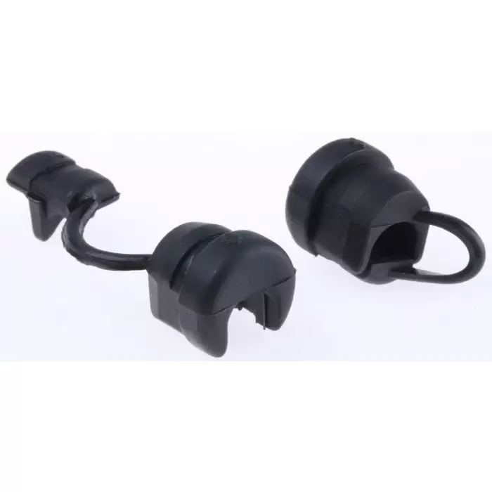 SES Sterling Cable Grommet DM Black PA 6 13 mm for 5-6.5 mm Cable Diameter, 1310001010 (Pack of 100 Pcs)