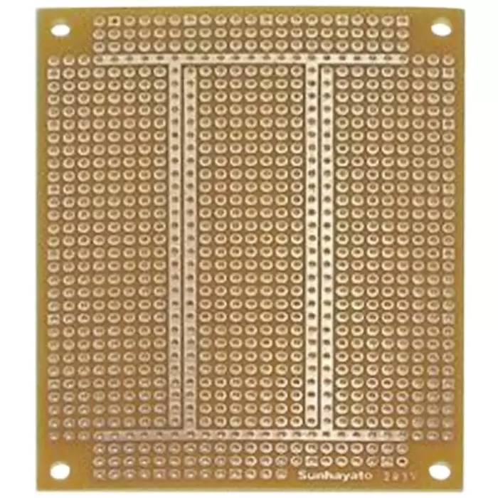 Sunhayato Matrix Board FR1 1mm Holes 2.54 x 2.54mm Pitch 95 x 72 x 1.6mm, ICB-293V