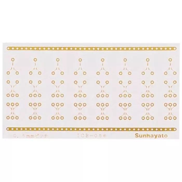 Sunhayato Single Sided Extender Board Converter Board FR4 100 x 55 x 0.1mm, ICB-056
