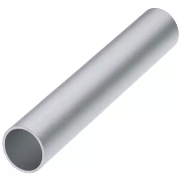 Rose+Krieger Silver Steel Round Tube 1000mm Length Dia. 40mm, 82403021000