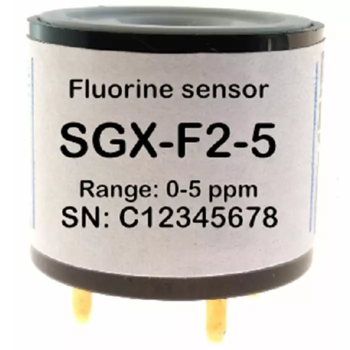 SGX Sensors Fluorine Gas Sensor IC 20s Response Time, SGX-F2-5
