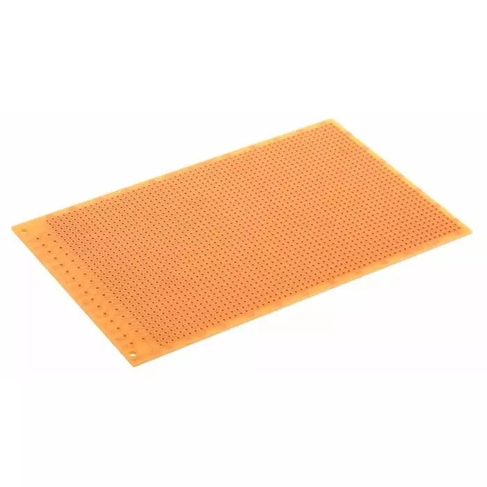 Roth Elektronik Single Sided DIN 41612 D Eurocard PCB FR2 With 37 x 57 1mm Holes, 2.54 x 2.54mm Pitch, 160 x 100 x 1.5mm, RE525-HP