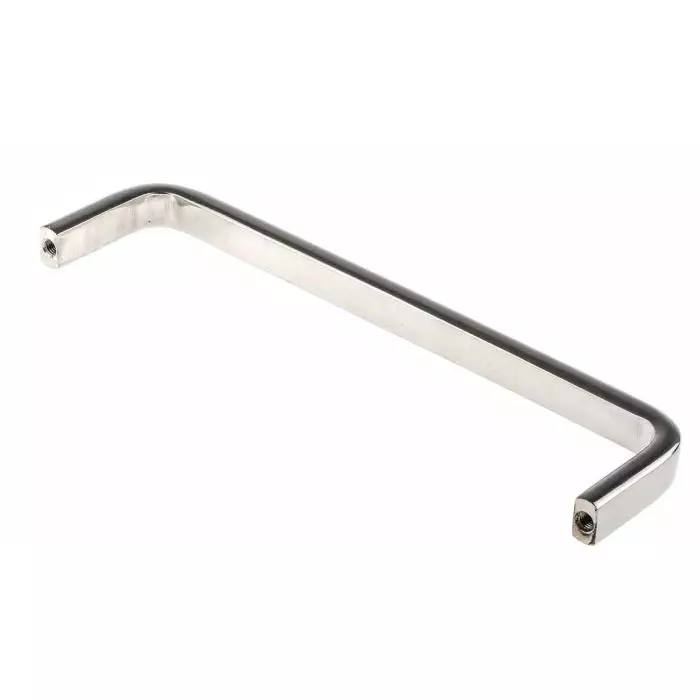 Pinet Chrome Stainless Steel Handle 50 mm Height 8mm Width 208mm Length (Pack of 2 Pcs)