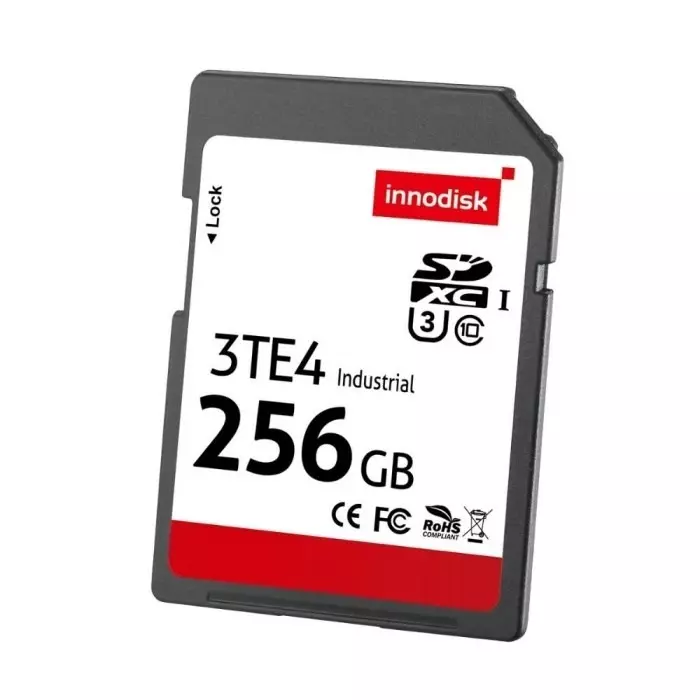 InnoDisk Industrial SD Card 256 GB Class 10 UHS-3, DESDC-B56S06GE1SL